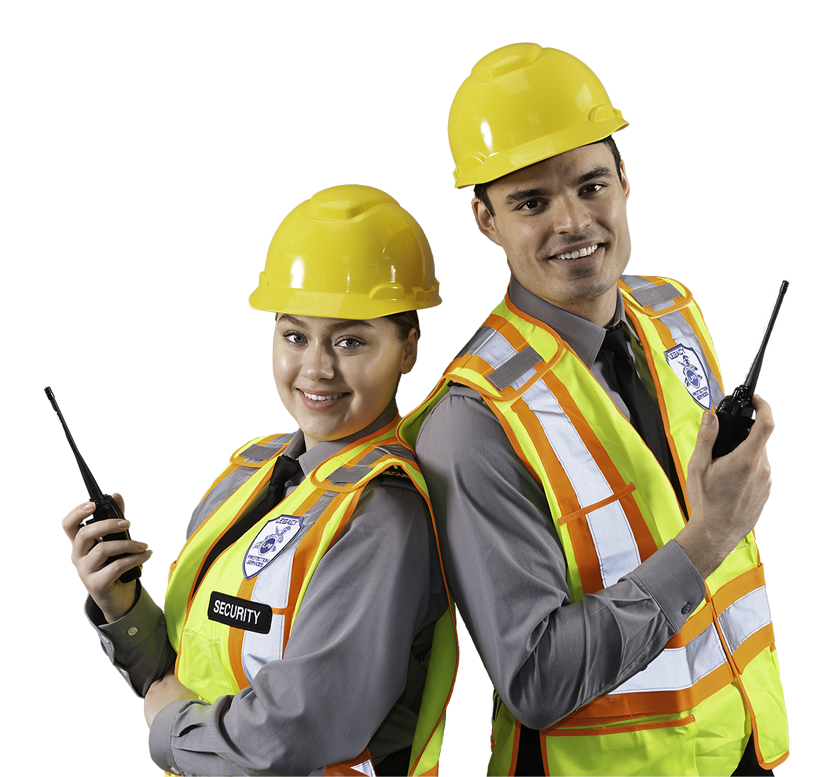 Two Security guards with vests